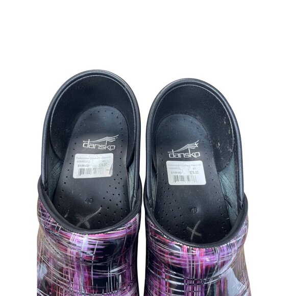 Dansko Professional womans pink black nursing clogs mules sz 9 SKU 9602 - Picture 6 of 15